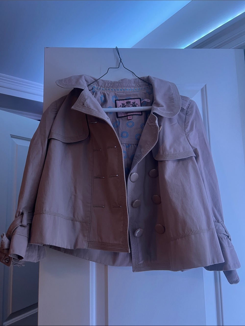 Juicy Couture Pink Label Cropped Jacket size Small